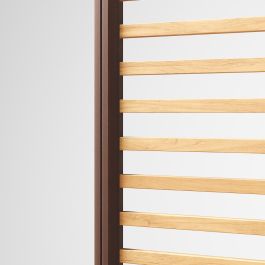 Side panel with horizontal light slats Aluwood